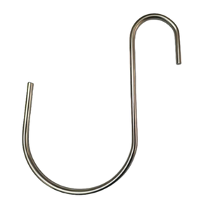 实心优质304不锈钢大S型挂钩阳台防盗网展会承重大圆管S形衣勾