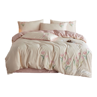 轻奢郁金香全棉四件套