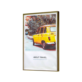 铝合金细窄边立体相框挂墙金属画框大尺寸广告框海报框架定制空框