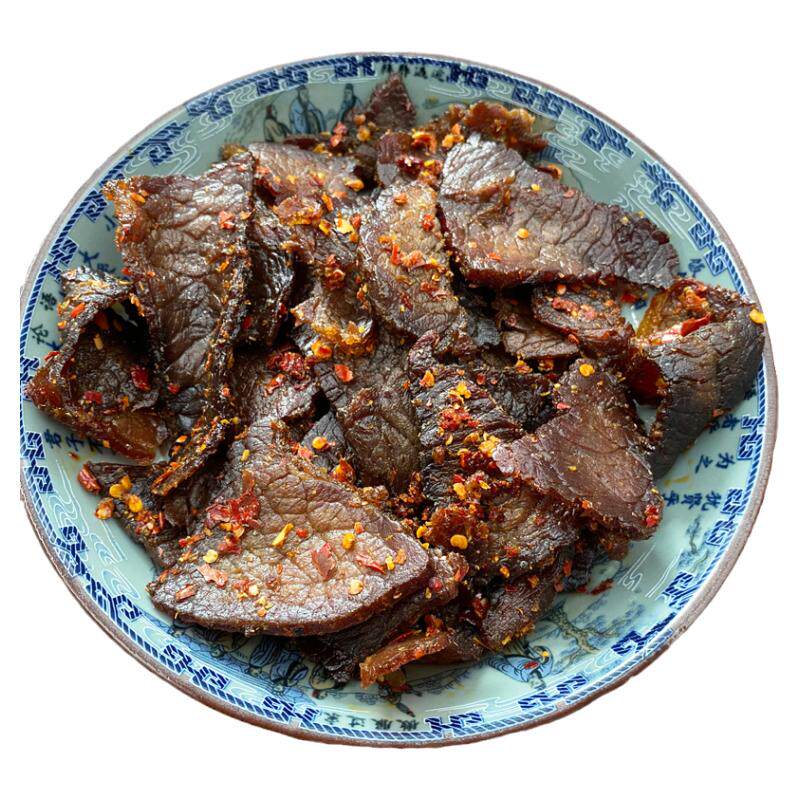 麻辣味牛干巴云南特产风干农家炒牛肉类