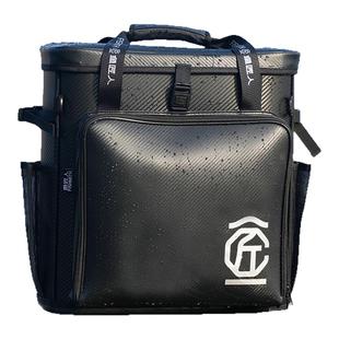 鱼匠人多功能立式硬钓具收纳箱鱼护桶充氧活鱼桶加固钓鱼水桶