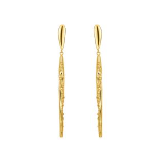 daartemis达弥原创设计 枝丫系列小众耳钉直线长高级