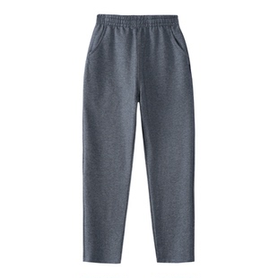 儿童校服裤子藏青色加绒冬款男童女童深灰色小学生校裤纯棉运动裤