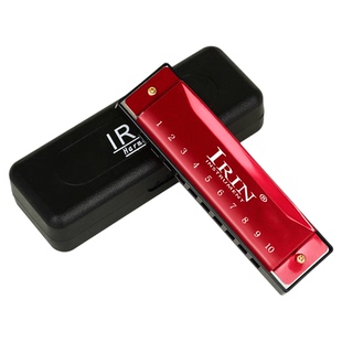 IRIN新款10孔20音彩色C调口琴小巧精致做工精细声音优美悦耳动听