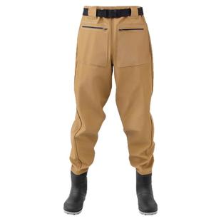 齐腰下水裤尼龙路亚装备涉水裤下半身雨裤男连体雨靴防水衣钓鱼服