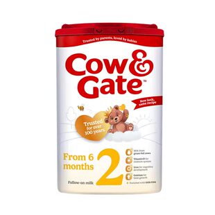 【官方授权】英国牛栏Cow&Gate2段婴儿奶粉英国原装进口800g*1罐