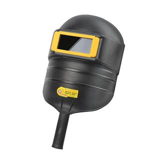 电焊防护罩新型手持式塑料电焊面罩焊工专用全脸烧焊防烤脸帽面具