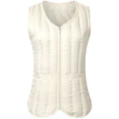 爆款轻薄羽绒马甲女修身保暖背心