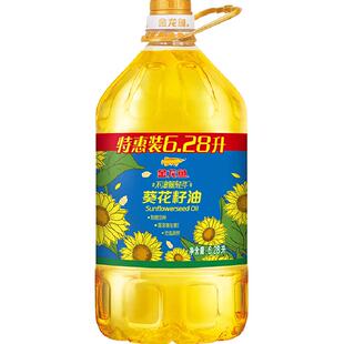 金龙鱼不油腻轻年葵花籽油6.28L富含维生素E