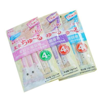 伊纳宝全价补水主食鱼籽猫条