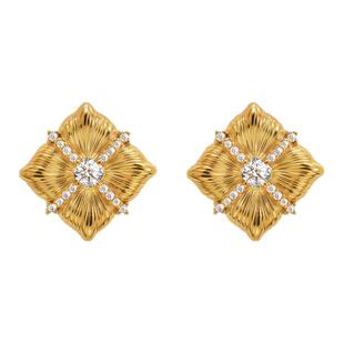 ANGEL ISLAND天使岛 葛夕明星同款小方糖耳钉女小众设计轻奢耳饰