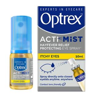 Optrex爱滴氏润眼喷雾缓解眼痒干涩视力模糊隐形眼镜美瞳官方正品