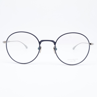 MASUNAGA增永 WRIGHT 现货 日本全框黑金纯钛男士镜框