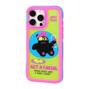 GGSHARE寄居蟹原创facial猫适用苹果iPhone17手机壳磁吸支架17promax新品16pro保护套全包防摔个性15磨砂背板