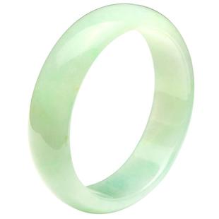 七彩云南天然缅甸翡翠手镯玉冰糯种细腻手镯圆镯玉镯子致女友礼物