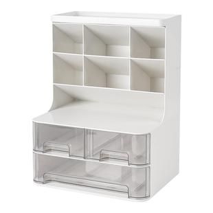 斜插式笔筒收纳盒一体办公室桌面学生高中放笔的书桌大容量超大创意儿童男女孩笔桶整理神器置物架笔架多功能