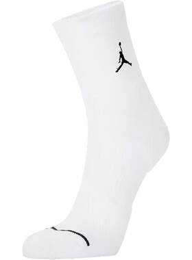 滔搏NIKE耐克男袜女袜Air Jordan训练运动休闲袜三双装DX9655-100