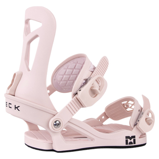 MECK单板滑雪板固定器全地域自由式传统绑带平花刻滑男女款通用