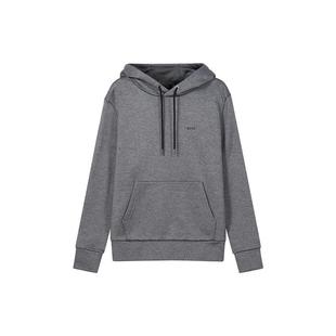 HUGO BOSS 纯色运动卫衣 男款 杂灰色