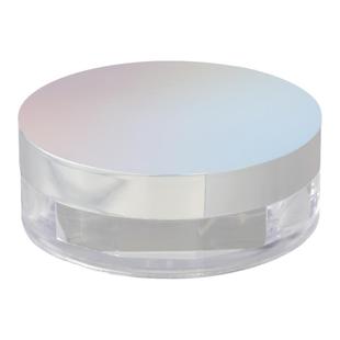 蜜粉散粉盒子空盒带粉扑定妆粉分装盒便携小号双层不漏粉弹力网