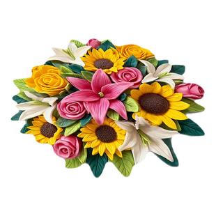 3D立体吸水垫硅藻泥入门花卉地垫浴室垫干垫卫生间防滑垫客厅速干