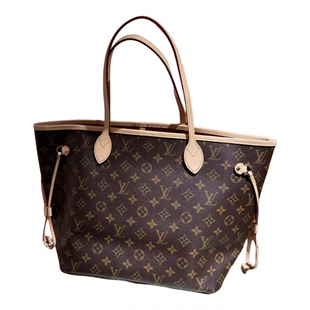 LV/女包neverfull经典中号老花托特包子母包单肩购物袋通勤电脑包