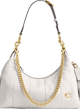 COACH/蔻驰女士菱格纹绗缝POCKET JULIET30号老花单肩包
