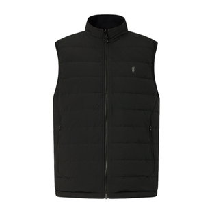 POLOWALK男式羽绒马甲2025冬季新品双面穿摇粒绒简约立领羽绒马甲