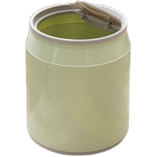 迷你易拉罐垃圾桶创意时尚家用有盖按压式卫生间客厅厨房桌面