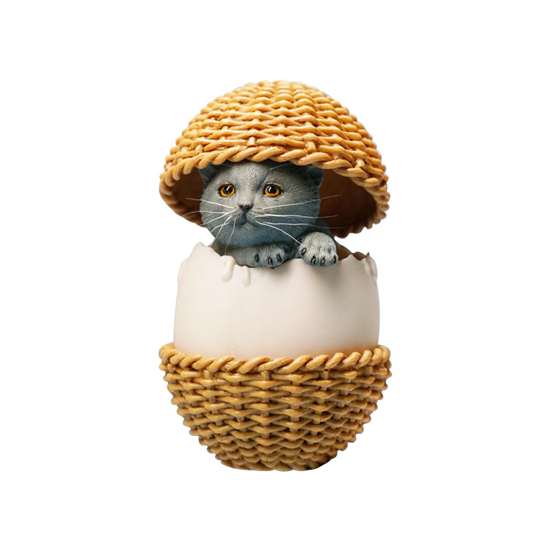[JXK官方店]蛋壳猫潮玩手办摆件