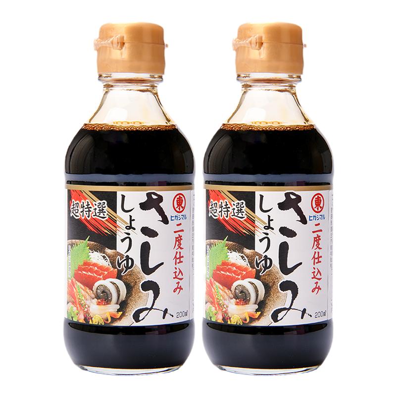 日本进口东字寿司刺身酱油东字酱油日式生鱼片酱油蘸料 200ml*2