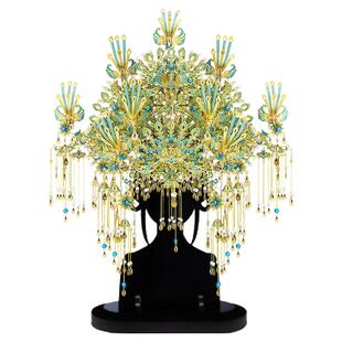 拼酷九霄青羽冠金属3D立体拼装模型手工diy拼图摆件创意礼物艺术