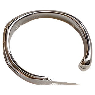 复古港风C型耳钉女款金色高级感耳环小众冷淡风素圈个性耳饰耳圈