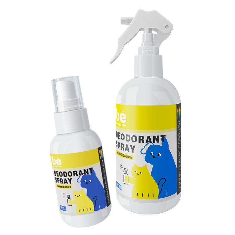 【买一赠一】be宠物除臭剂猫咪猫尿去味剂猫砂狗尿生物酶分解喷雾