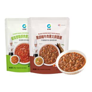 清净园番茄罗勒鸡肉意大利面酱120g黑椒牛肉意面酱意式肉沫拌面酱