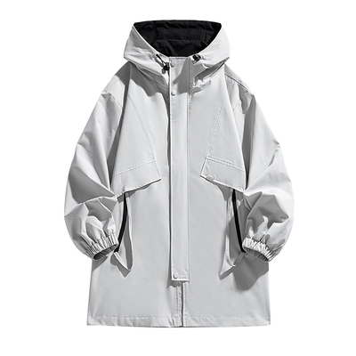 风衣外套男大码男装加肥加大夹克