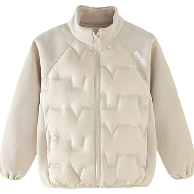 雅鹿立领儿童轻薄羽绒服内胆短款