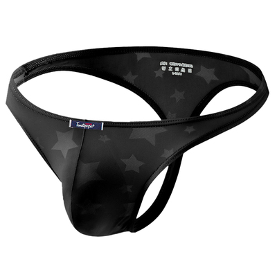 TOMATOPAPA男士丁字内裤高开叉细带男性感丝滑高弹透气凉感T裤男