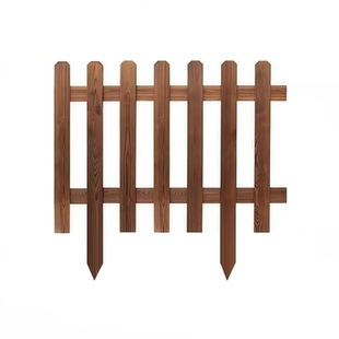 庭院围栏护栏防腐实木栏杆栅栏小篱笆菜花园菜坛护栏户外别墅围栏