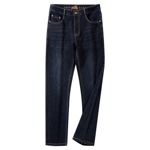 老爷车牛仔裤男士高端2025新款秋冬季高腰宽松裤子男百搭休闲男裤