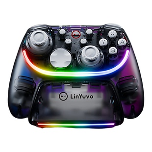 LinYuvo联游switch pro无线手柄霍尔摇杆+充电底座摇杆可替换手柄