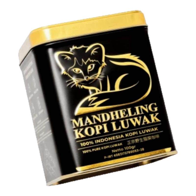 猫屎咖啡印尼进口WORCAS曼特宁铁罐精品手冲咖啡豆/粉醇厚低酸