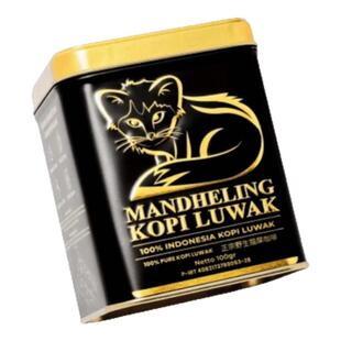 猫屎咖啡印尼进口WORCAS曼特宁铁罐精品手冲咖啡豆/粉醇厚低酸