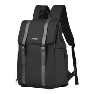 Cwatcun香港卡登双肩相机包收纳包女英伦风户外防水防撞长焦镜头摄影包适用索尼zve10佳能R50尼康Z30富士xt50