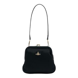 Vivienne Westwood 西太后 Vivienne 手拿包 - 粘胶纤维 - 黑色