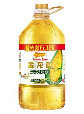 金龙鱼玉米胚芽油6.18L升大瓶桶非转基因压榨家商植物食用