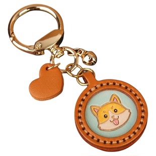 手绘真皮十二生肖墨染定制手工头层牛皮鼠牛虎兔龙蛇马羊猴鸡狗猪