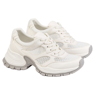 fed白色老爹鞋秋季新款女鞋厚底增高鞋软底休闲鞋女S0815-YAC285