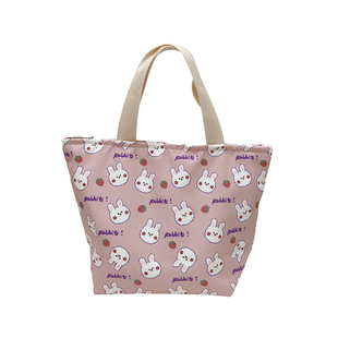 饭盒手提袋子防水防油上班族高颜值带饭包便携拉链日式抽绳便当袋