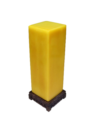 黄龙玉黄玉镇宅招财纯天然石头玉玺玉石原石摆件玄关四平八稳奇石